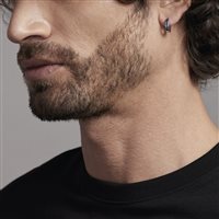 Mono orecchino Mabina Uomo MONOMANIA in Argento Zaffiro 563529 - 563529